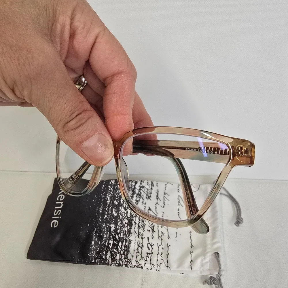Kensie Inner Beauty Eyeglasses Frames Brown Tortoise Shell Designer Glasses